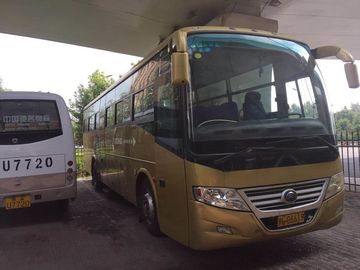 52 مقعدًا 2012 Yutong Buses Yellow Front Diesel Engine Left Steering ZK6112