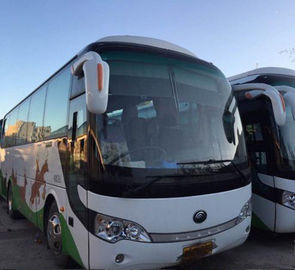 39 مقاعد 2015 سنة مستعملة باصات Yutong ZK6908 حافلة ديزل مكوكية مستعملة مع ABS