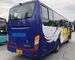 39 مقعدًا مستعملة حافلة Yutong 2013 سنة 100km / H أقصى سرعة ديزل محرك قوي